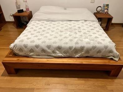 Letto in legno artigianale - Anteprima 1