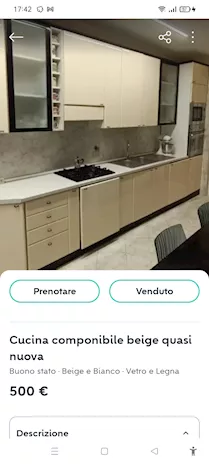 cucina colore bianca