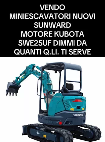 Miniescavatori nuovi