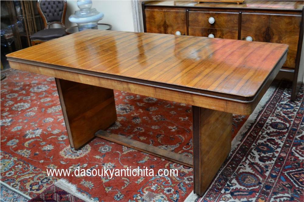 Tavolo da pranzo/scrittoio stile Art Déco anni 40/50, in ottime condizioni - Foto 7