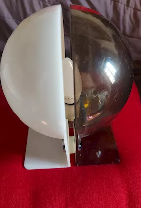 Lampada Sirio di Brazzoli per Guzzini anni 70, color fume, in buone condizioni - Foto 4