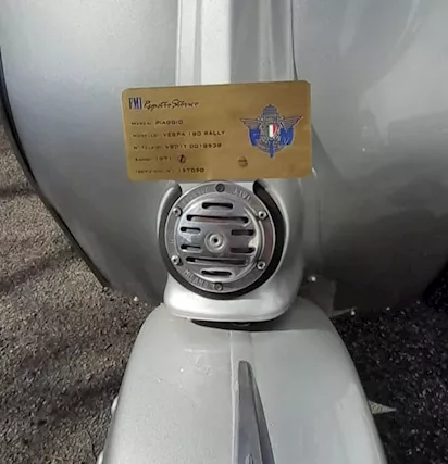 Vespa Rally 180 Fmi - 1971, colore originale, in ottime condizioni - Foto 4
