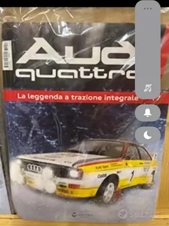 Modellino Audi completo da assemblare