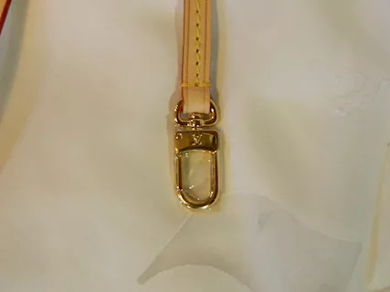Louis Vuitton pochette Neverfull, color rosa, mai usato - Foto 2