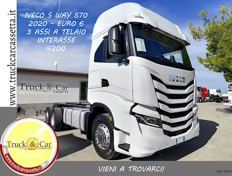Iveco S Way 570 - 2020 - 3 assi a telaio - interass