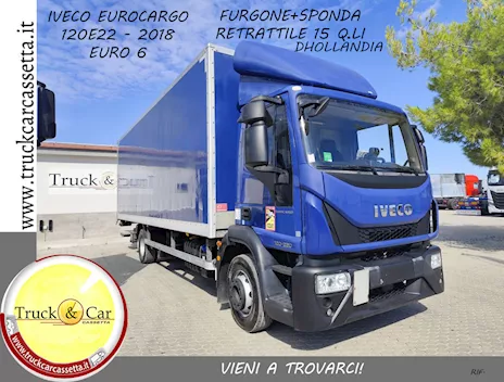 Iveco Eurocargo 120 e 22 - 2018 - furgone con sponda caricatrice