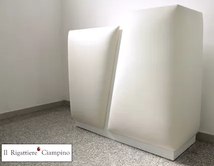 Reception bancone in legno