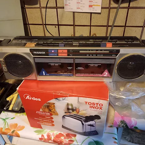 Radio panavox + cassette audio