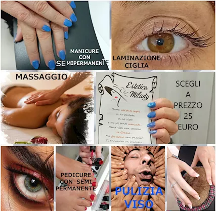 Massaggio, Pulizia Viso, Laminazione Ciglia ...Stesso Prezzo