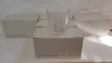 SET 10 BICCHIERI BORMIOLI MOD.SESTRIÈ INCISI A MANO