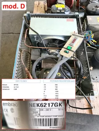 5 unità condensatrici usate, marca Electrolux mod, mod. B - Foto 5
