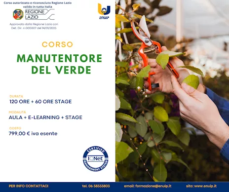 Corso per Manutentore del Verde