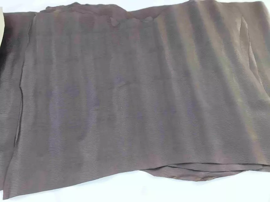 Foto 4Stock pellame stampa lucertola colore cacao - PELLI 50