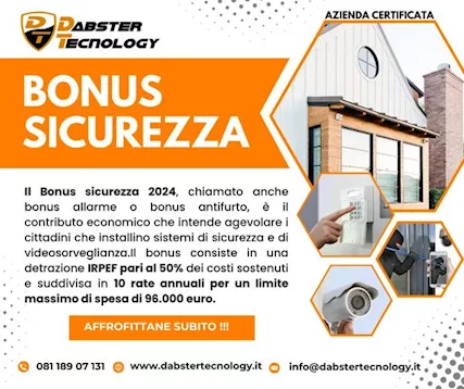 Bonus Sicurezza