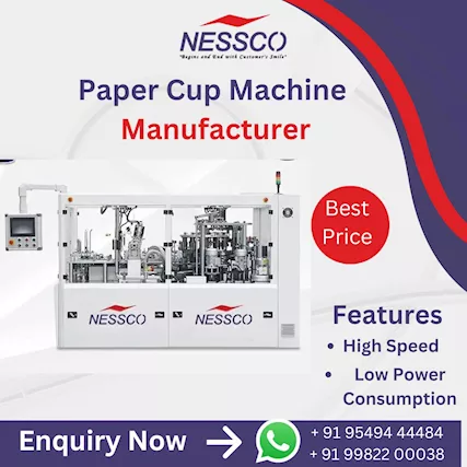 High Performance Paper Cup Machine Manufacturer