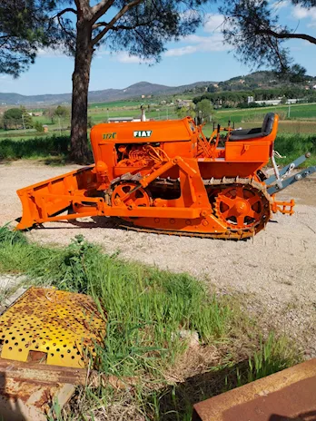 Ruspa Marca Fiat 312c largo 135 cm-lama 200 cm-pattini 31 cm - Foto 4
