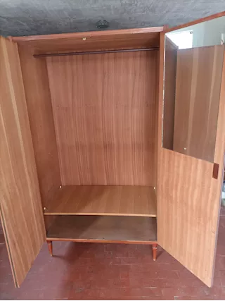 ARMADIO in LEGNO 2 Ante - Finitura in MOGANO - Foto 2