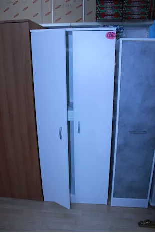 Scarpiera in Legno Bianco - 25019
