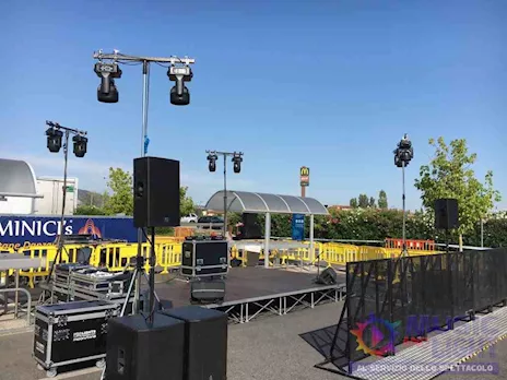 Service audio, luci e LEDwall