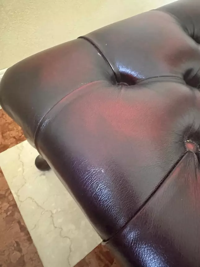 Pouf Chesterfield, in buone condizioni - Foto 2