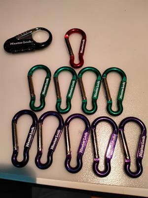 11 Moschettoni master lock