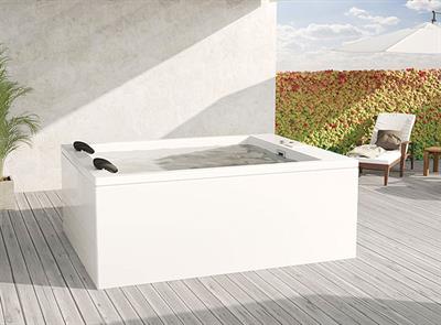 Mini piscina Lisbona idromassaggio 220x170