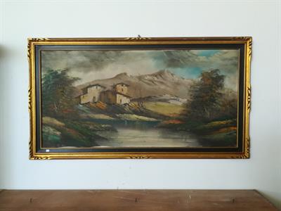Quadro cornice legno oro