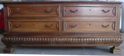 Cassettone inizio 1900 in noce