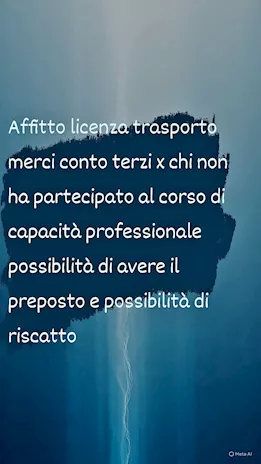 Disponibilità come preposto trasporto
