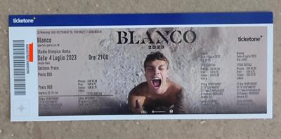 Blanco 4 luglio Roma