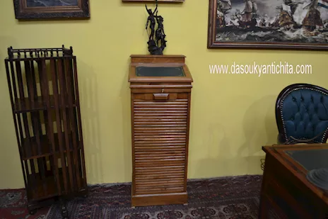 Schedario - classificatore con piano di scrittura