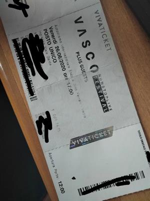 Biglietto Vasco Rossi IMOLA