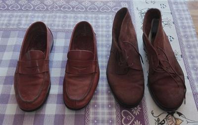 Numero 41, 2 paia di Scarpe da uomo, colore marrone