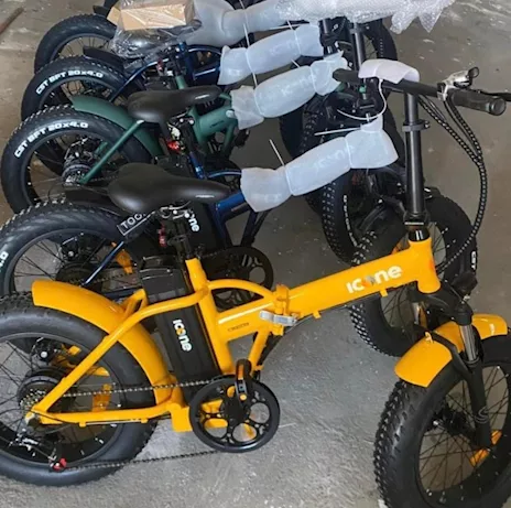 Bici Elettrica Pieghevole ICON.E Fat Bike - Nuova con Gar