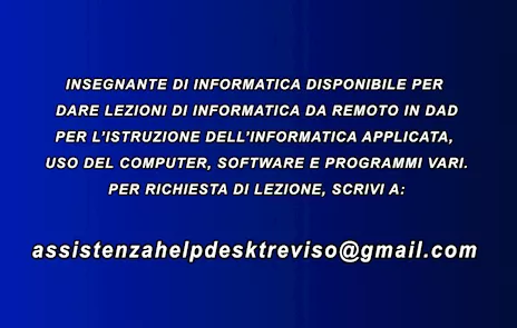 Lezioni personalizzate di informatica da remoto