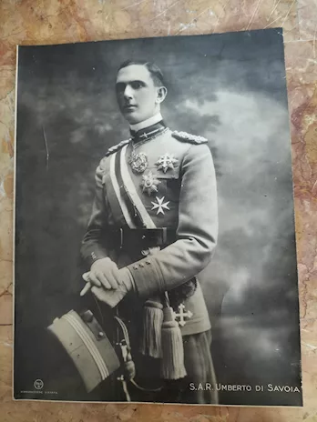 Foto originale d'epoca Umberto di Savoia
