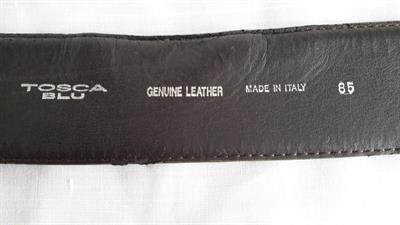 Cintura da donna in VERA PELLE, marca TOSCA BLU - Foto 3
