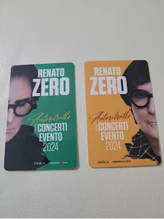 Renato Zero Autoritratto Roma 11/09/2024