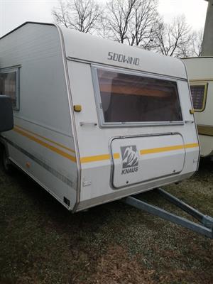 CARAVAN KNAUS SudWind dinette a U e letti castello Anno 1990, mai usato - Anteprima 1