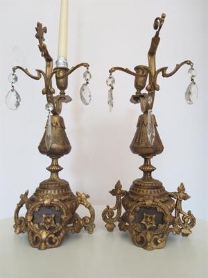 Candelieri dorati del 1800