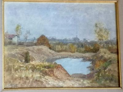 Quadro olio paesaggio Leone - Foto 2