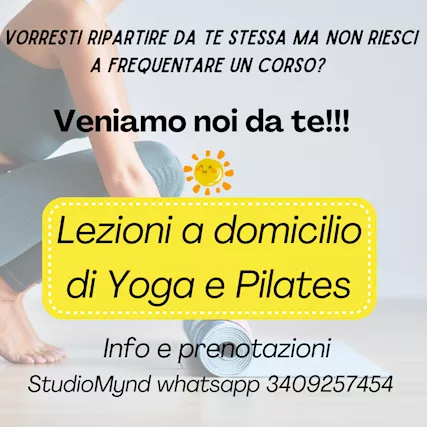 Lezioni di yoga e pilates