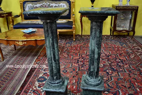Coppia di poltrone stile barocco Luigi XV, in legno massello - Foto 4