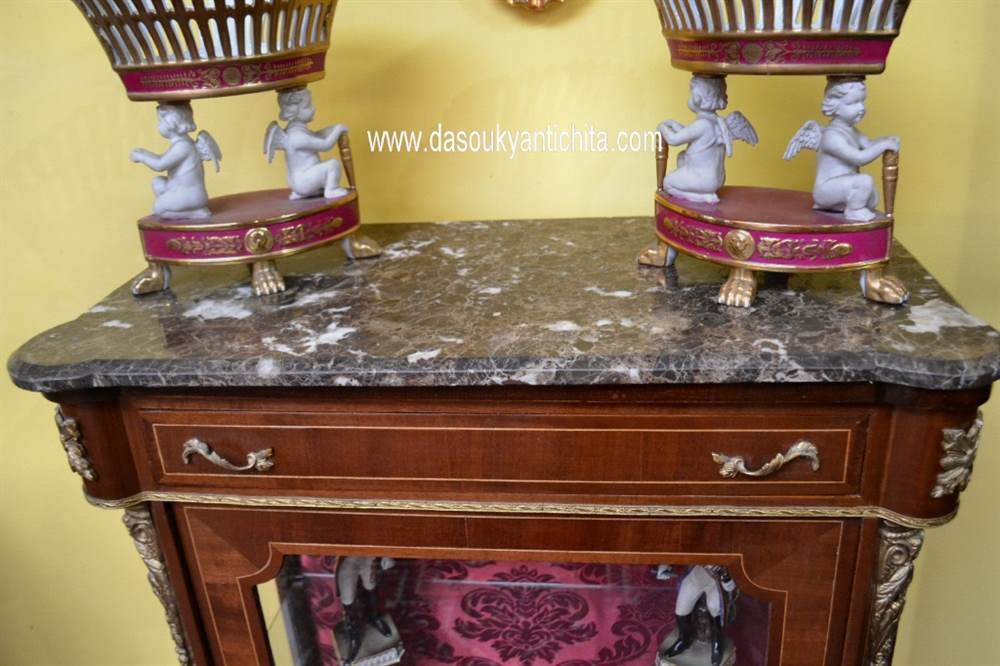 Servante-credenza a vetrina stile Napoleone III - Foto 7
