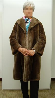 Pelliccia di castoro, color miele, taglia 42 - Foto 2