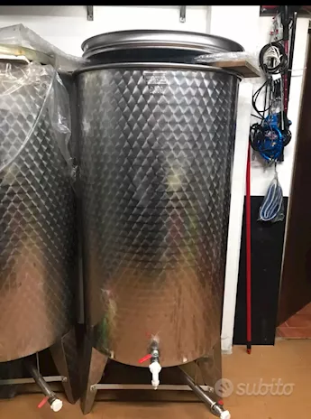 Serbatoio inox 500 litri