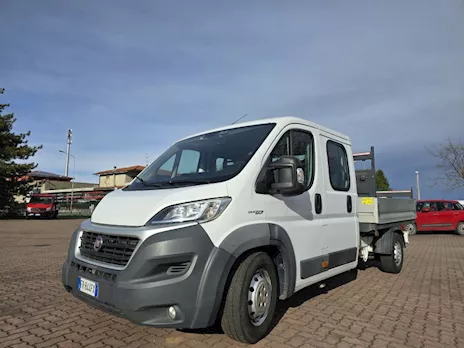 Fiat Ducato cassone fisso 2,4 m e gru 2018 Euro 6 136.000 Km
