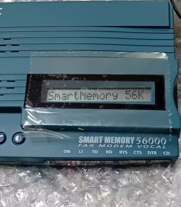 Modem fax segreteria Hamlet 56K con telecomando