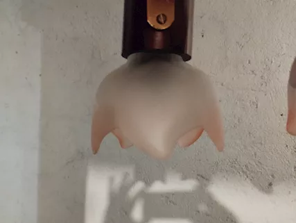 Lampade Aplique Rosa Supporto Legno - Foto 3