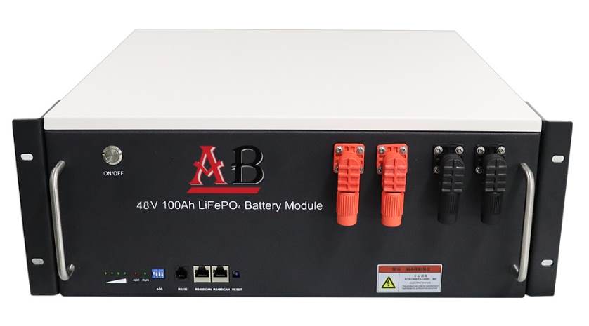 Batteria ad accumulo 5kw 48V 100Ah con BMS, marca AB